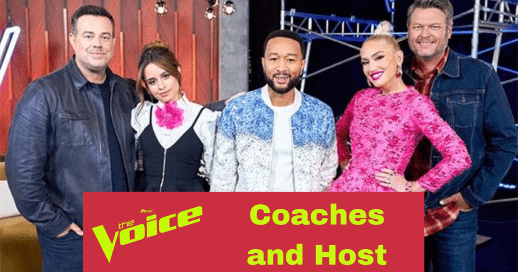 Who are The Voice season 22 judges?