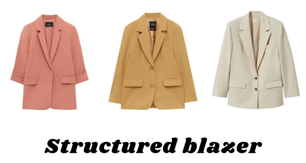 Structured blazer
